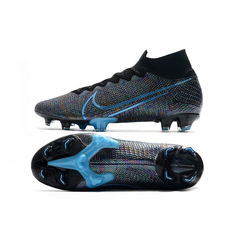 Nike Mercurial Superfly Elite DF FG Wavelength Černá Modrý